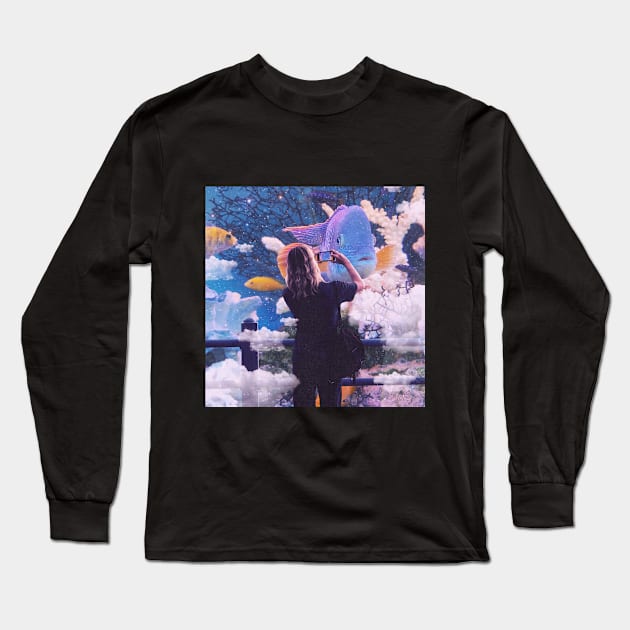 Underwater Sky Long Sleeve T-Shirt by RiddhiShah